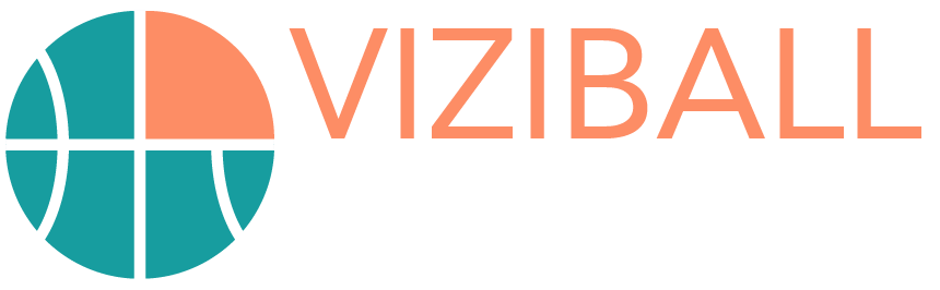 Viziball Basketball analytics, Mobile Logo